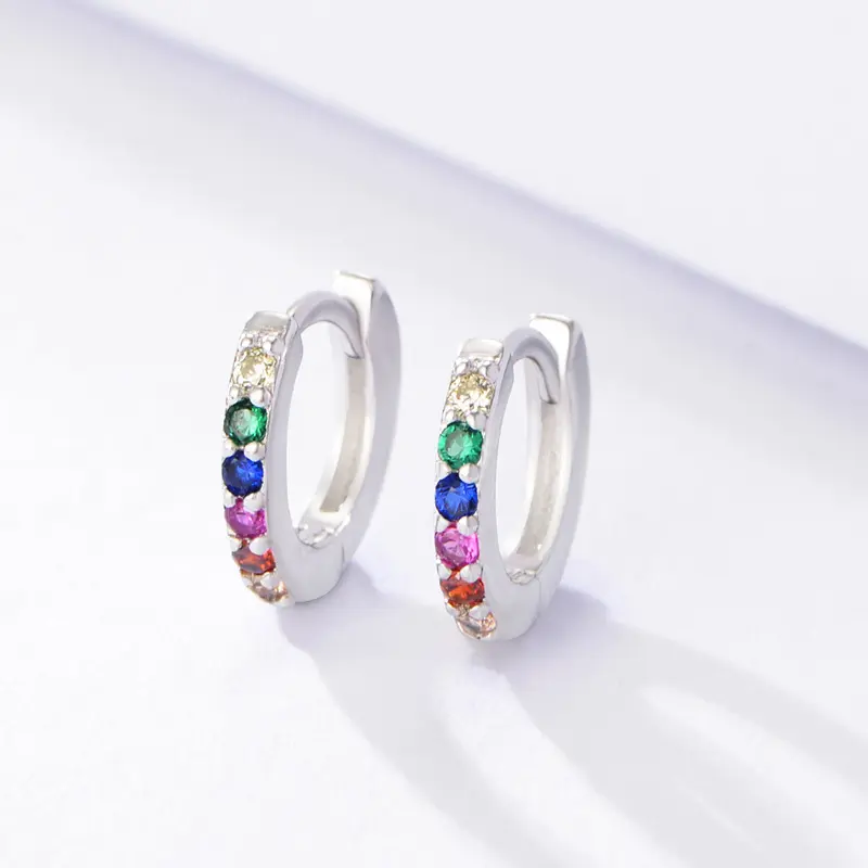 Joacii hoop diamond earrings on sale for gifts 3