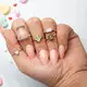 graceful custom silver rings design for girlfriend 5