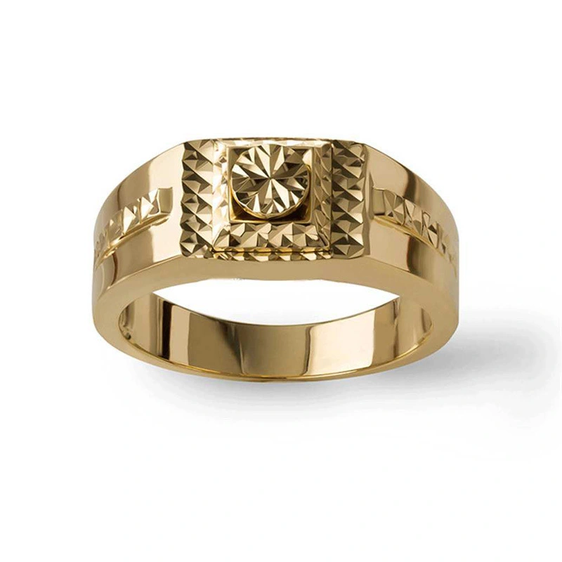 Customized 14K 18K Solid Gold Ring Band Plain Gold Jewelry Manufacturer 1