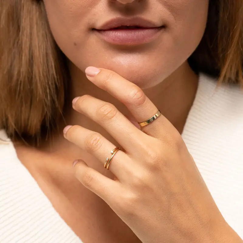 Joacii cubic zirconia rings promotion for wedding1 4