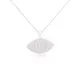 Joacii white gold diamond necklace promotion for women 2
