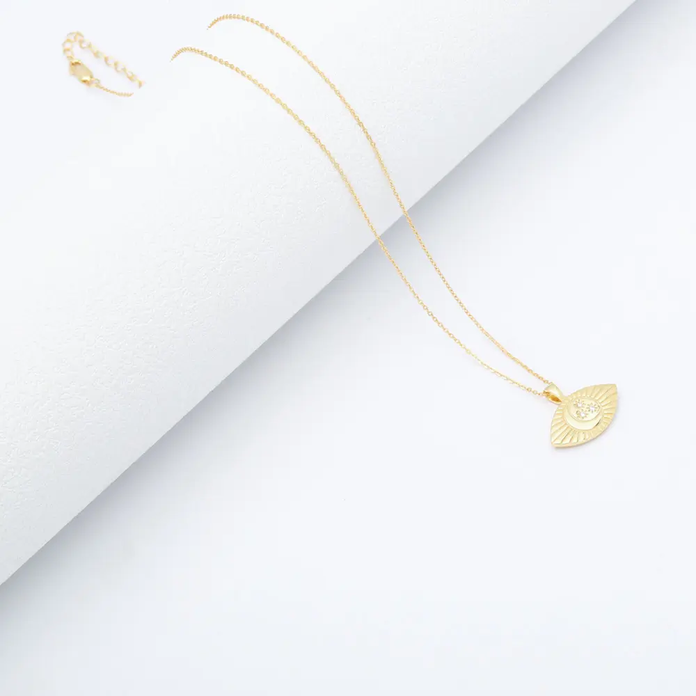 Joacii white gold diamond necklace promotion for women 3