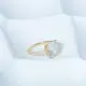 Joacii graceful blue diamond ring design for party 3