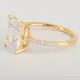 Joacii graceful blue diamond ring design for party 7
