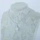 elegant white gold diamond necklace design for female 9