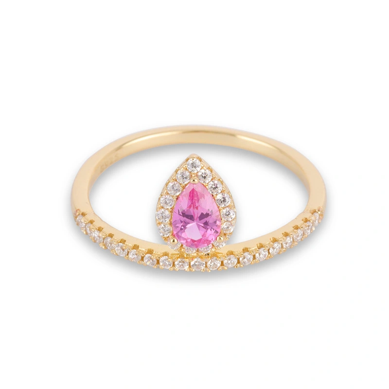 Small Pear Shaped Engagement Ring 1