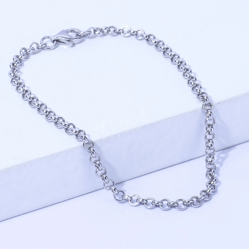 Sterling Silver Cable Chain Bracelet 1