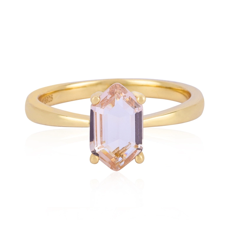 Pink Crystal Ring 1