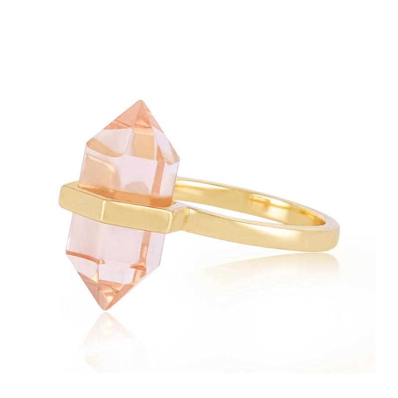 Pink Crystal Stone Rings 1