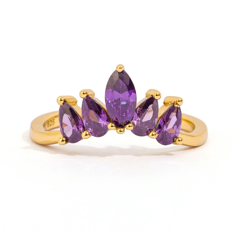Marquis Purple Gem Ring 1