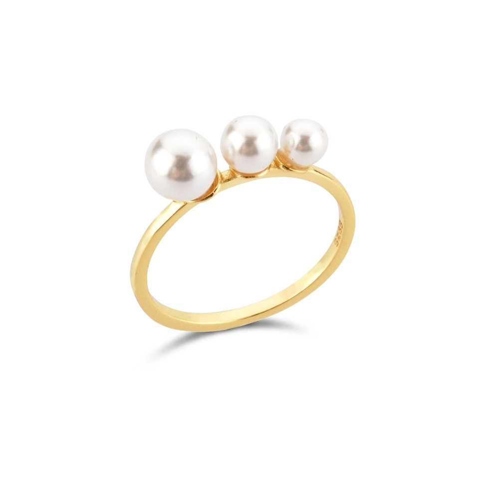 Triple Pearl Ring 1