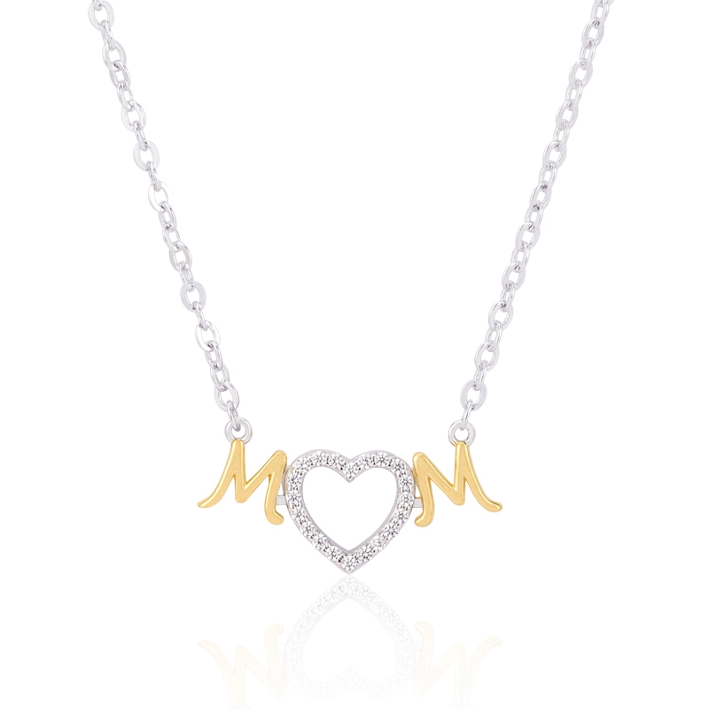 Mom Heart Pendant Necklace 1