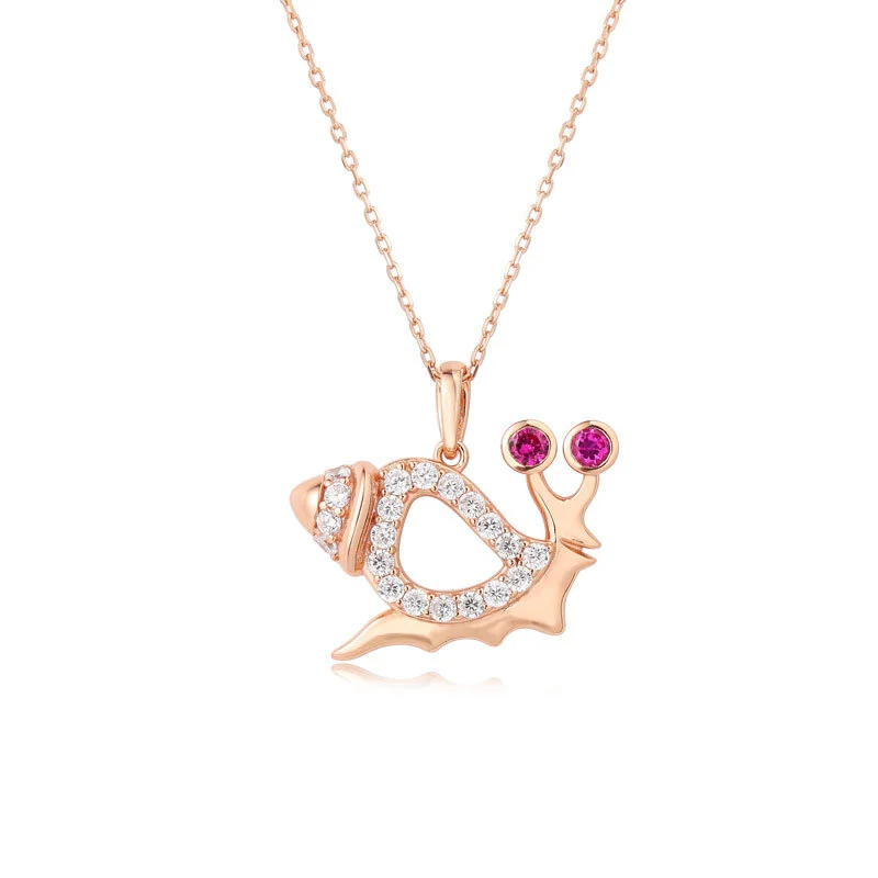 Snail Pendant Necklace 1