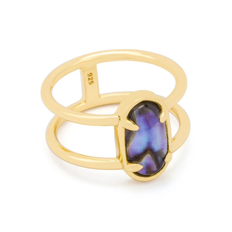 Abalone Wedding Ring 1