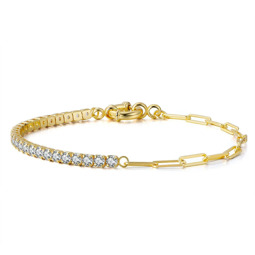 Half Tennis Bracelet 1