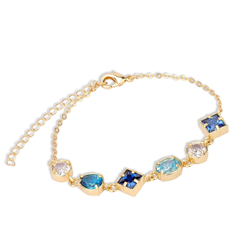 Blue Zircon Bracelet 1