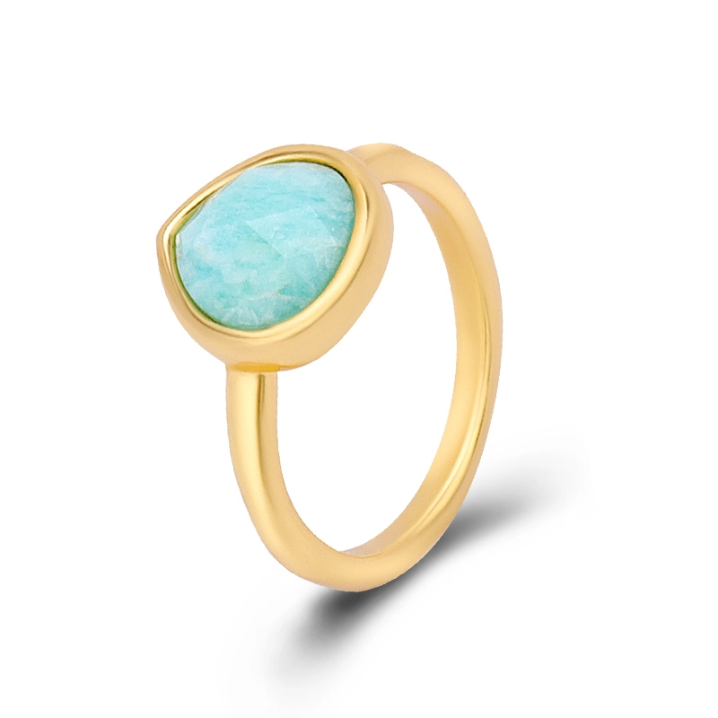 Natural Amazonite Ring 1