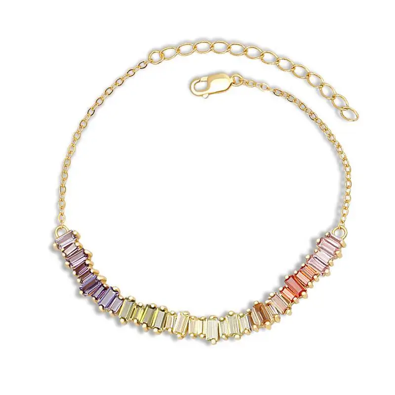 Rainbow Adjustable Bolo Bracelet 1