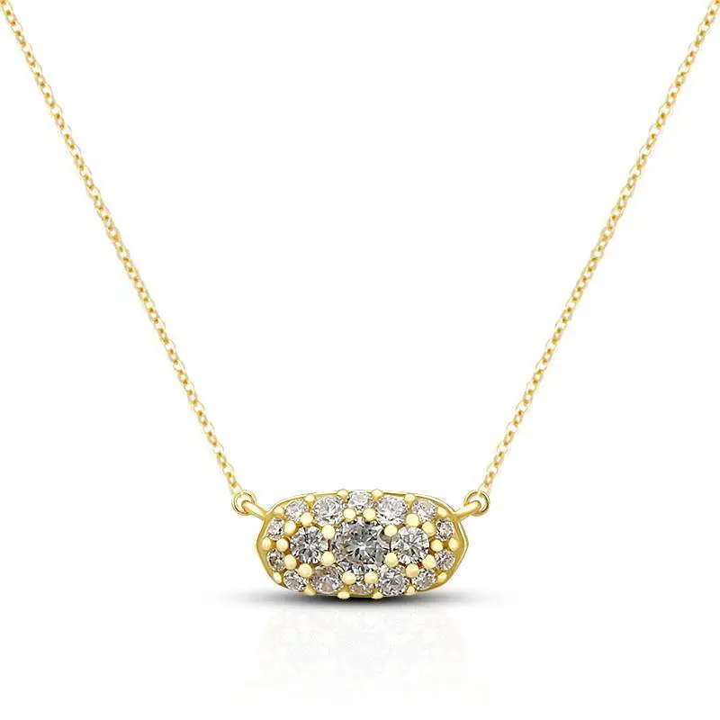 Grayson Gold Crystal Pendant Necklace 1