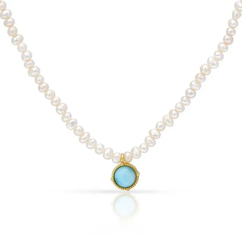 Freshwater Pearl Necklace Larima Stone 1