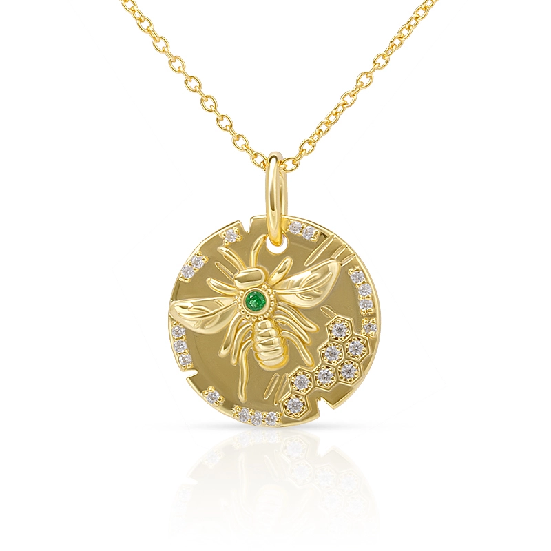 Bee Coin Pendant 1
