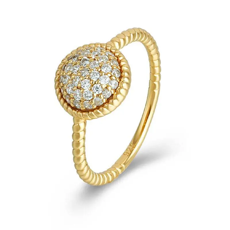 Retro CZ Twisted Ring 1