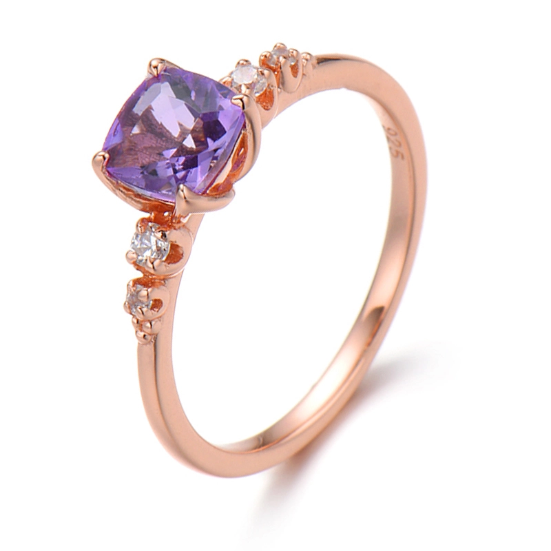 Brazil Amethyst Cushion Ring1 1