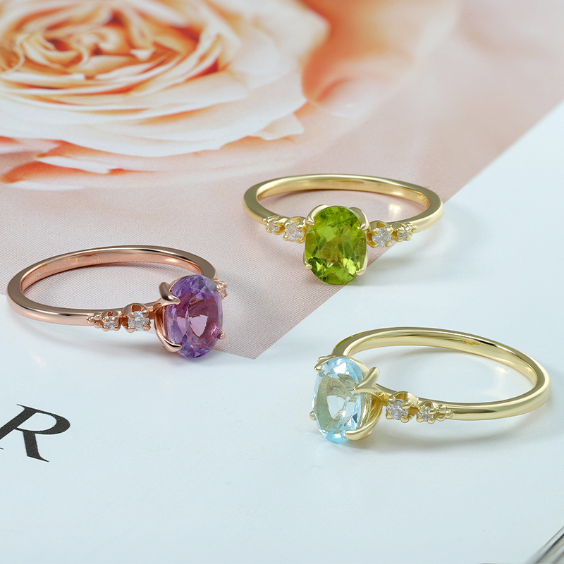 Oval Amethyst Ring 5