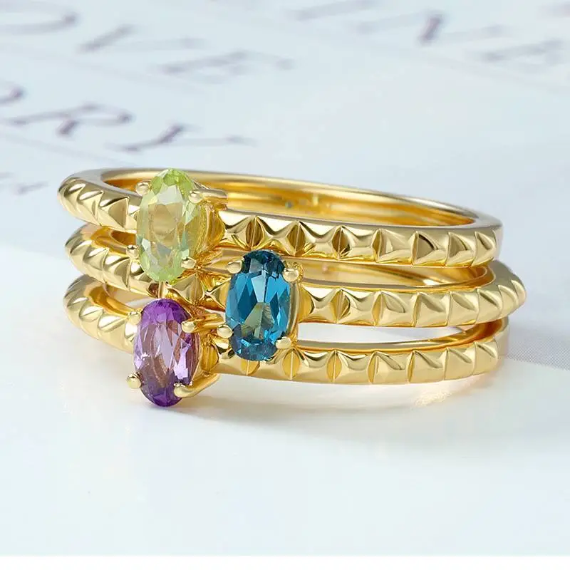 Oval London Blue Topaz Ring1 1