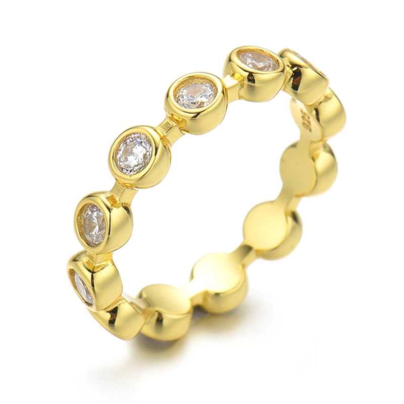 Bezel Cubic Zirconia Ring 1