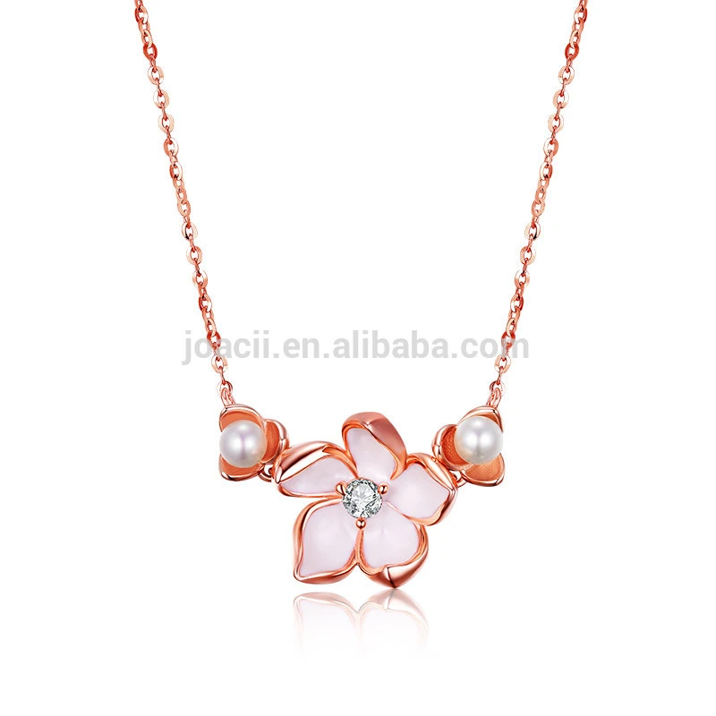 Joacii 2018 Fashion Necklace Women Jewelry Silver Freshwater Pearl Necklace 1