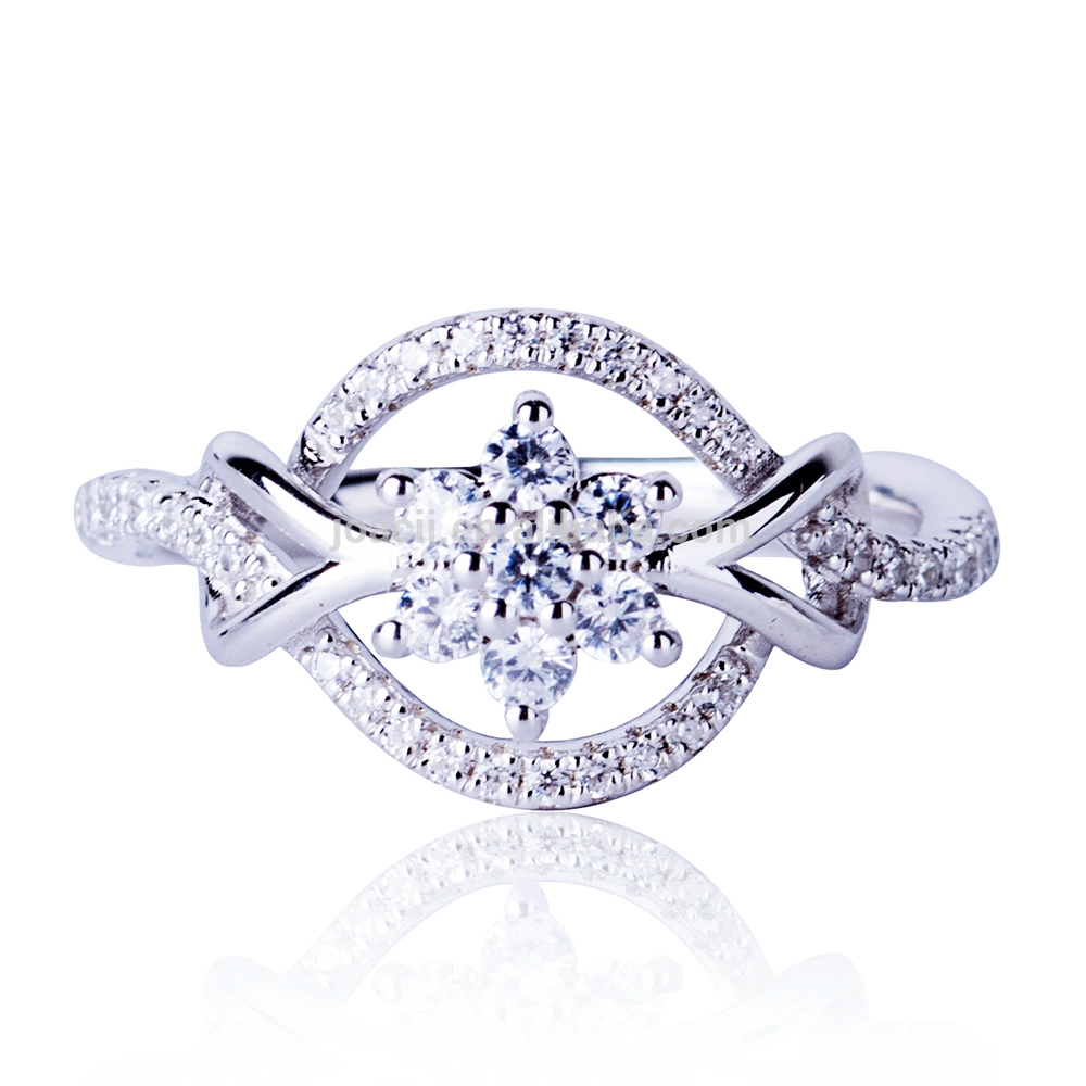 Joacii Silver Engagement Fashional Finger Ring For Women With Vergoldeter Schmuck 1