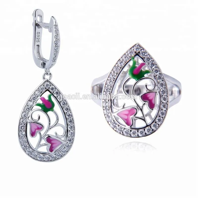 Joacii 925 Sterling Silver Jewelry Sets With Vergoldeter Schmuck 1