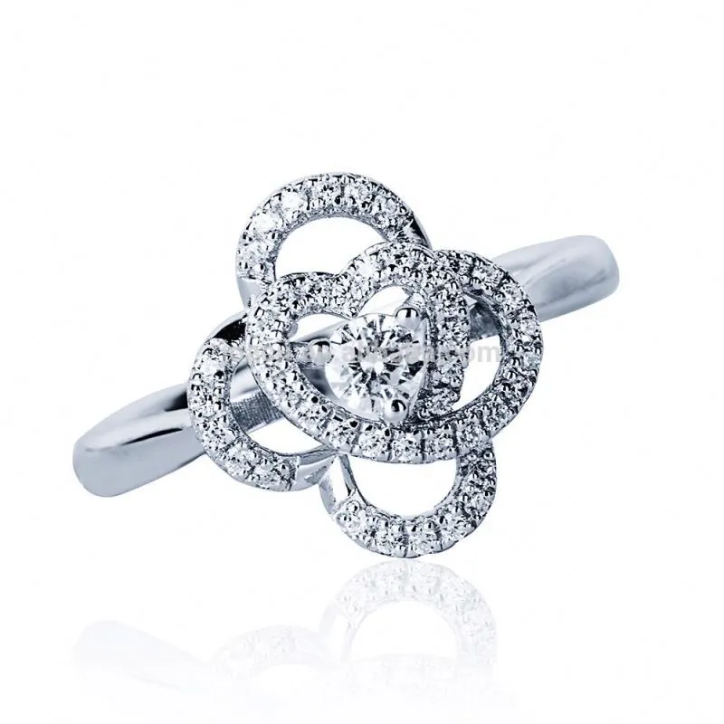 Silver Engagement Ring Jewelry Supplies With Frauenschmuck 1