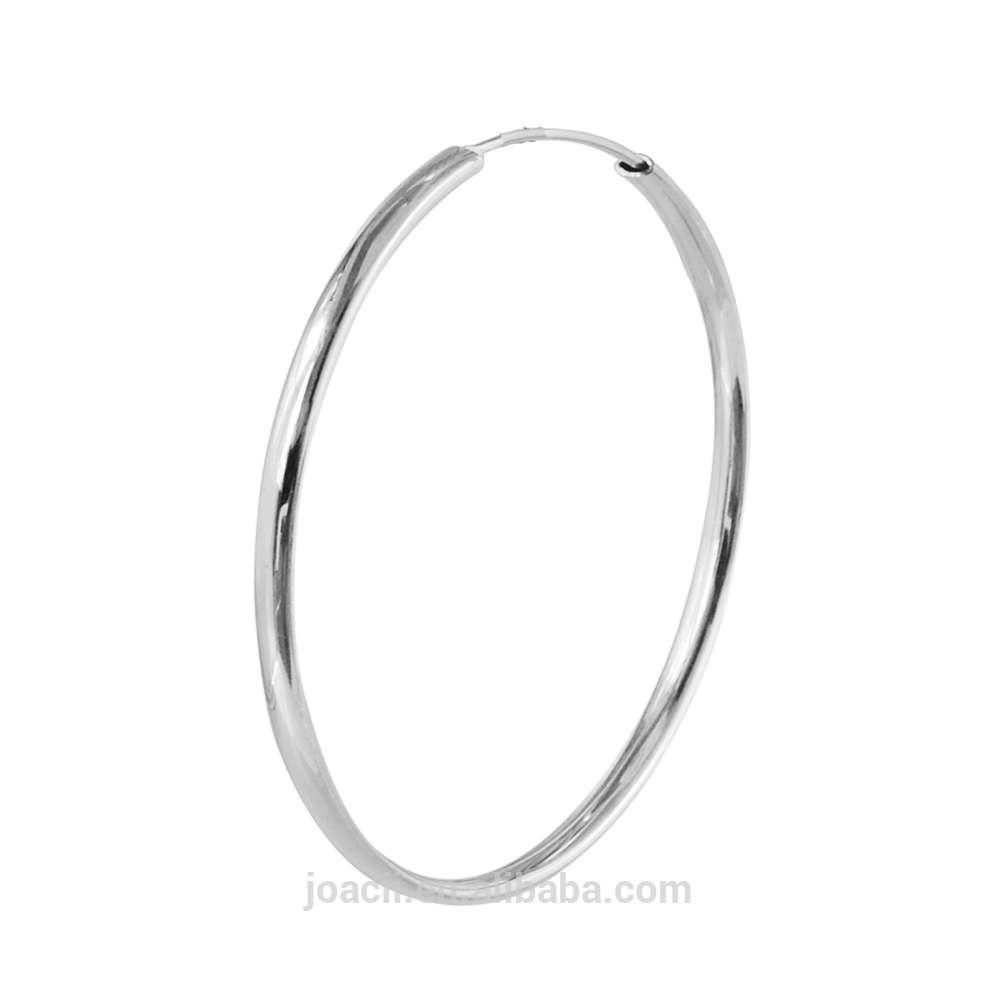 925 Sterling Silver Samanatha Hoop Earrings Jewelry Manufacturer 1