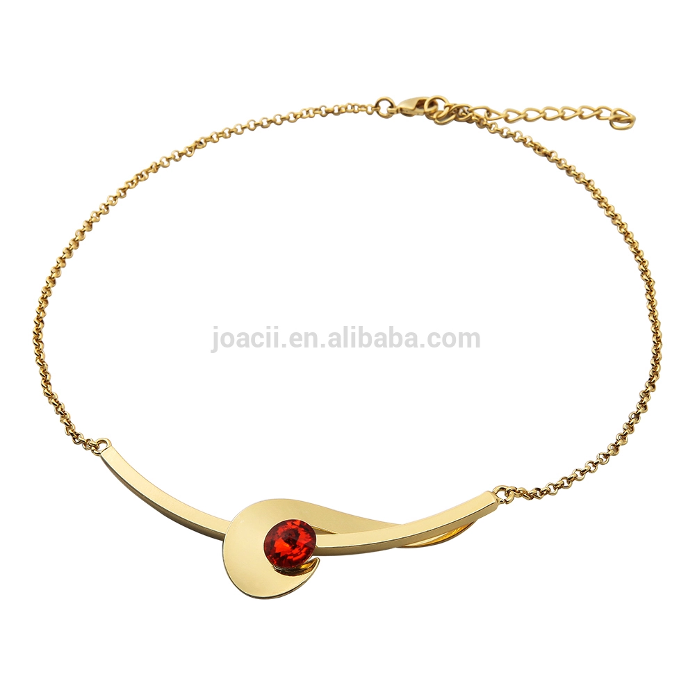 Joacii Copper Gold Plated Chain For Girls Necklace Jewelry With Kvinna Smycken 1