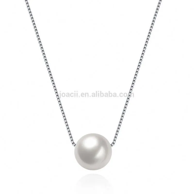 Joacii 18K Plated Jewelry 925 Silver Pendant Pearl Necklace With Gioielleria 1