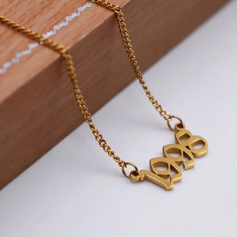 Vendor 18k Gold plated Custom Personalized Two Nameplate Necklace 1