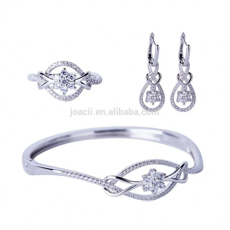 Joacii Silver 925 Fashion Luxury Jewelry Set High Quality With Vergulde Sieraden 1