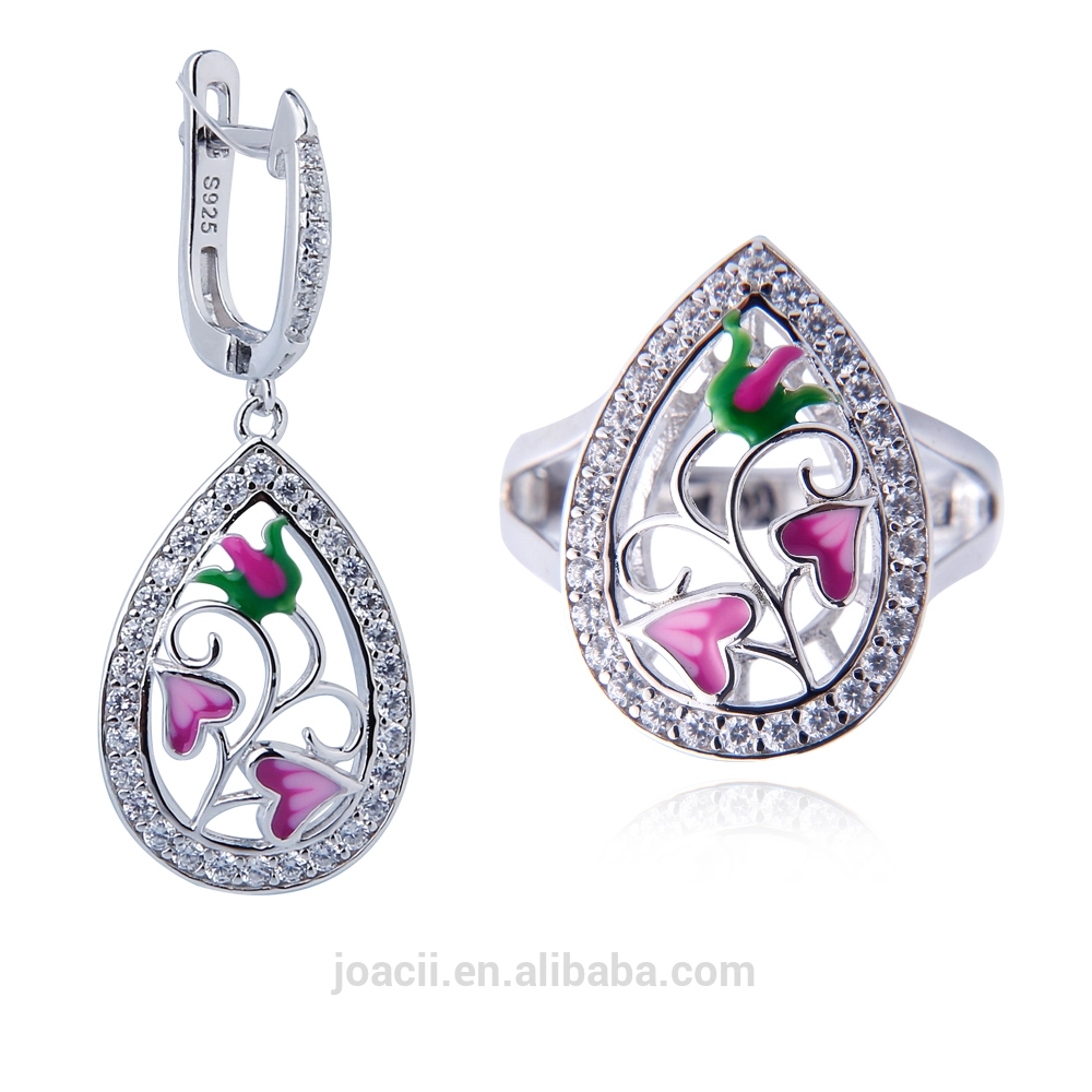 Joacii 925 silver jewelry sets custom gemstone jewelry for women 1
