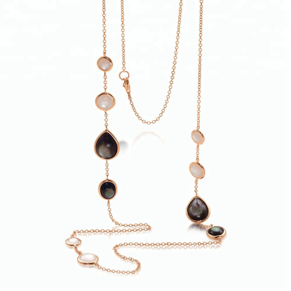 Custom Brazilian Shell Mother Of Pearl Long Necklace 1