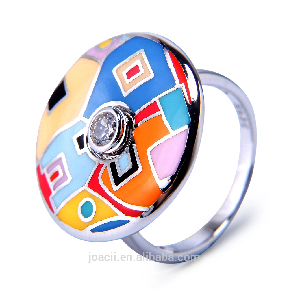 Joacii 925 Sterling Material And Gemstone Rings Type Silver Diamond Ring 1