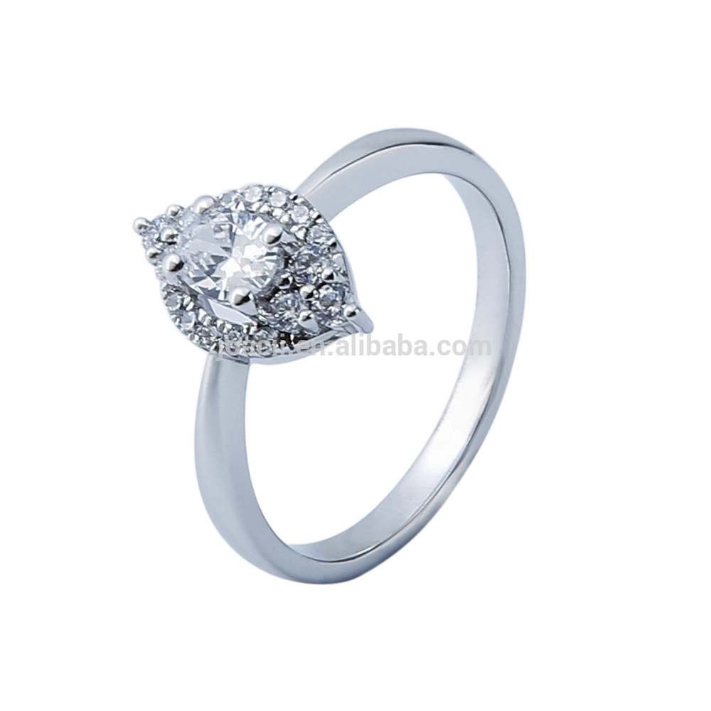 Big Single Stone Designs Sterling Silver Jewelry Ring For Women 1