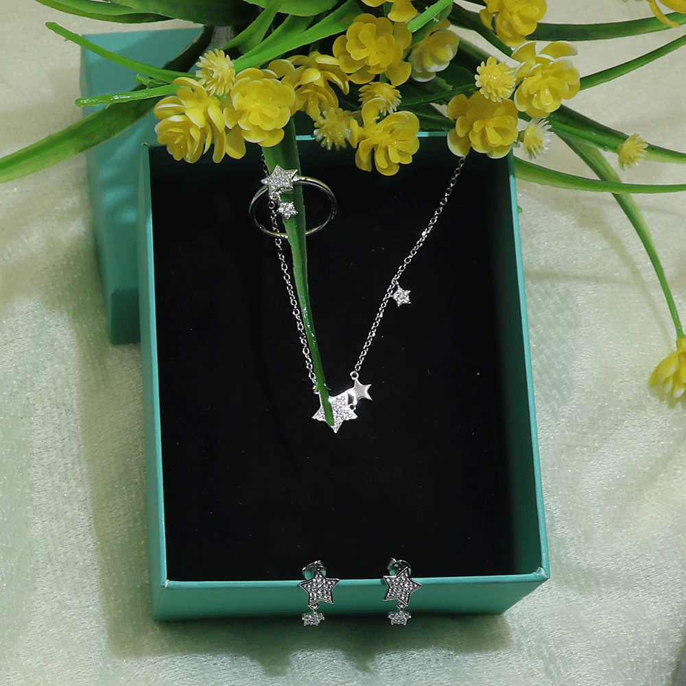 Joacii silver 925 wholesale crystal fashion jewelry set 15