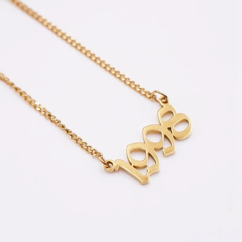 Custom Personalized Gold Cuban Link Chain Nameplate Necklace For Roestvrijstalen Sieraden 1