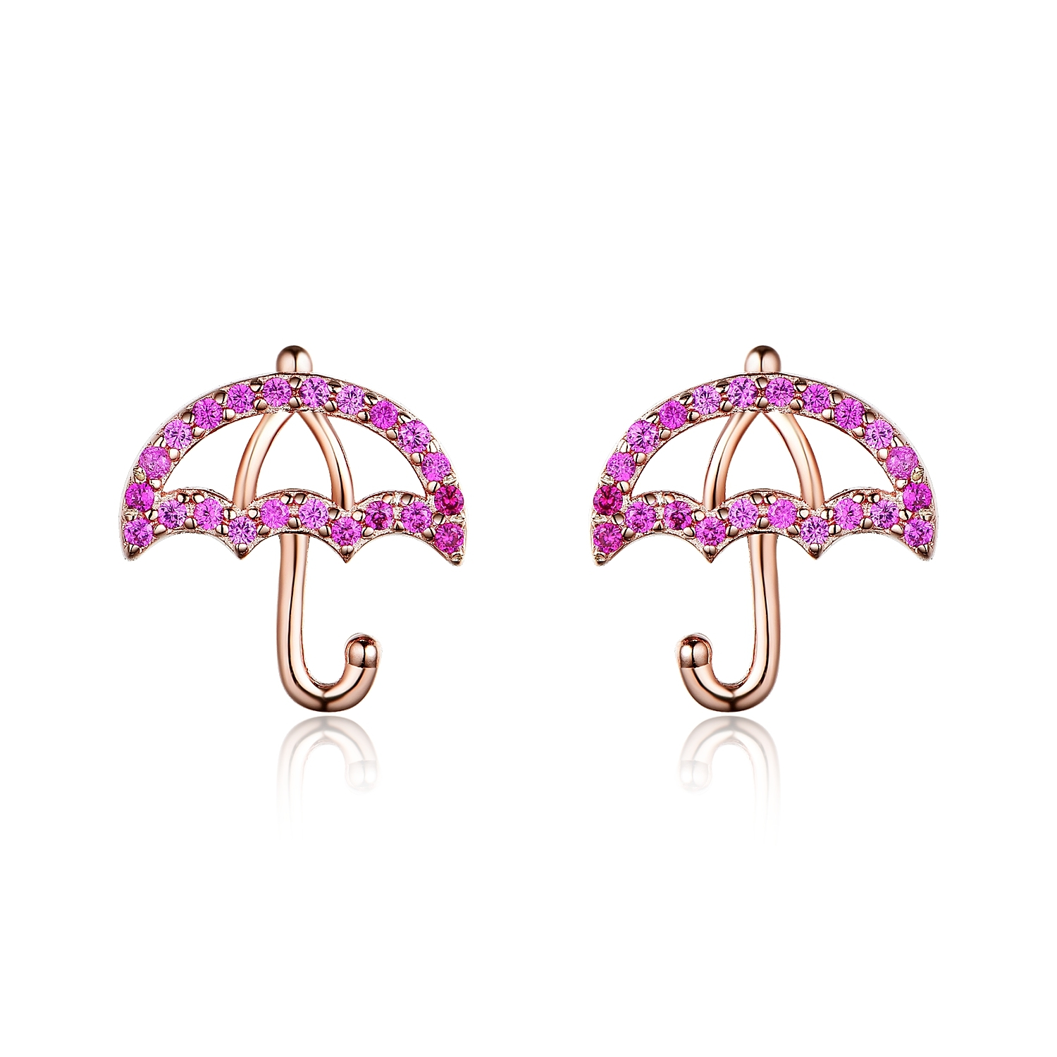 925 Sterling SilverRaindrop Umbrella Shaped Pendant Earrings With Korvarengas 1