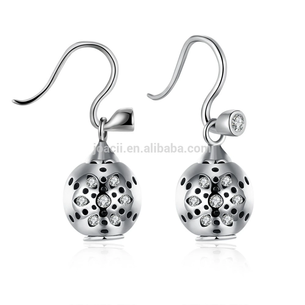 925 Sterling Silver Earring zircon stone pendant Hoop earrings for Woman Earring Jewelry 1