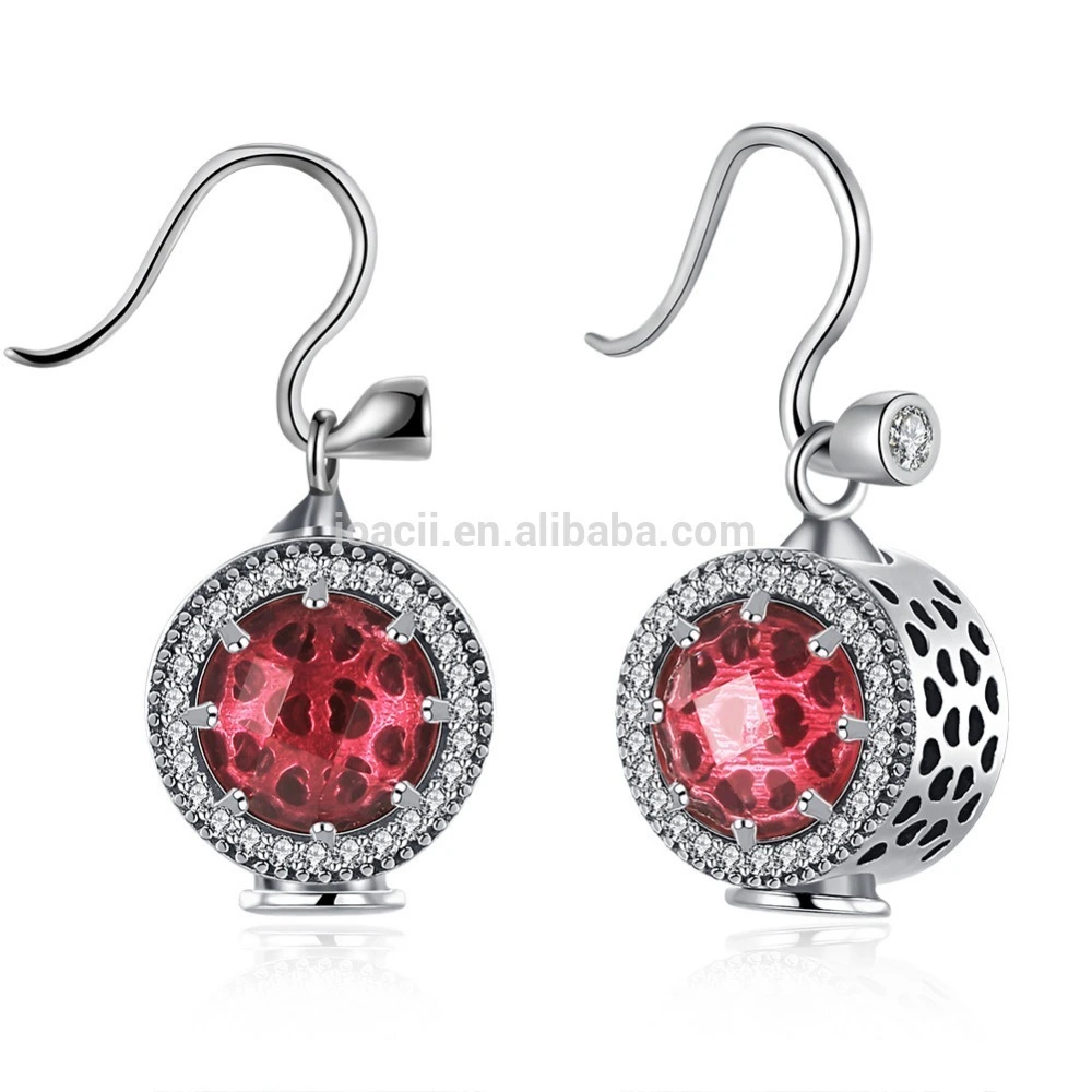 Joacii earrings japanese Crystal Diamond Drop Earring with 18K Silver Plating Earring for Woman 1