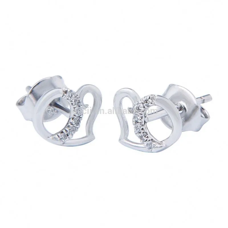 Joacii Latest Simple Designs Silver Earrings For Women With Joias Mulher 1