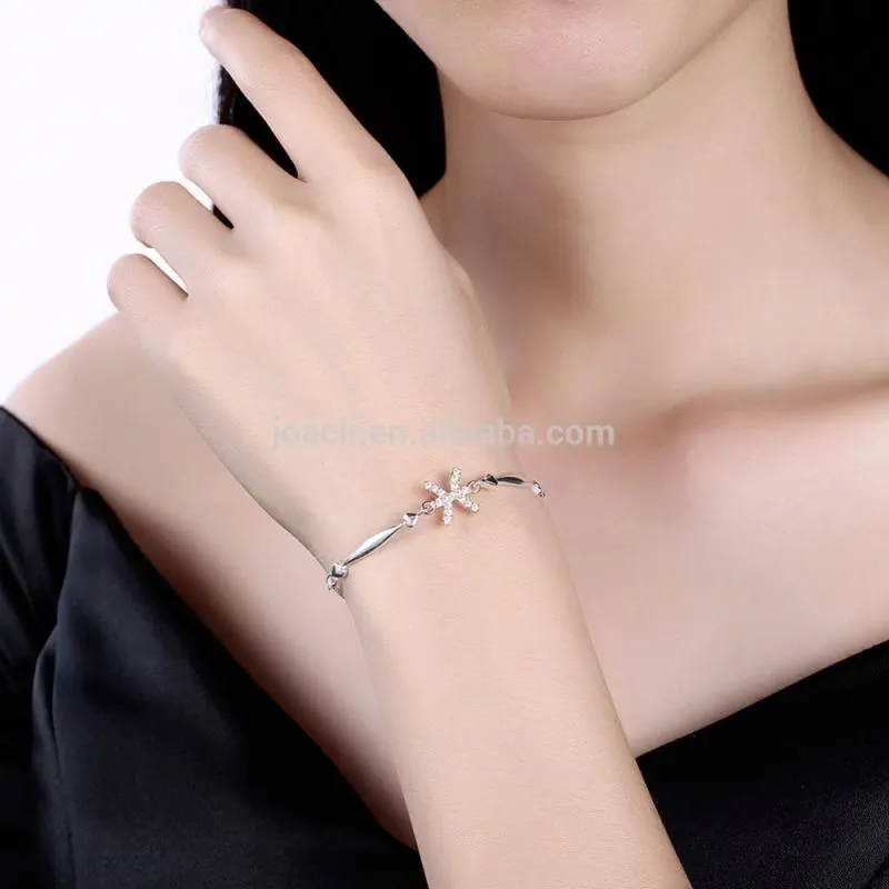 Sterling Silver Fashion Jewelry Charm Bracelet 1